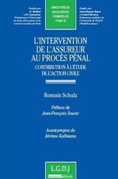 l'intervention de l'assureur au procès pénal