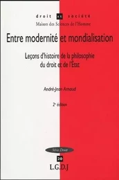 entre modernité et mondialisation - 2ème édition