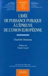 l'idée de puissance publique à l'épreuve de l'union européenne