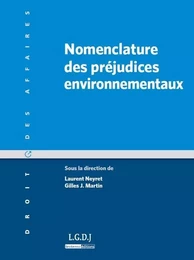 nomenclature des préjudices environnementaux