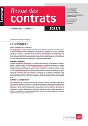 Revue des contrats N°2-2021