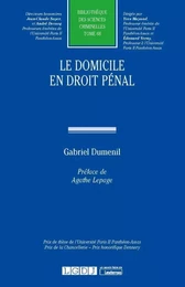 Le domicile en droit pénal