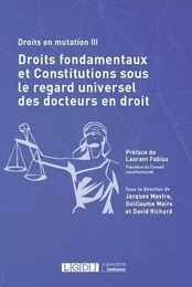 Droits fondamentaux et constitutions sous le regard universel des docteurs en droit