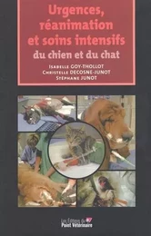 URGENCES REANIMATION ET SOINS INTENSIFS DU CHIEN ET DU CHAT