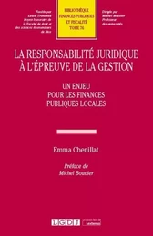 La responsabilité juridique à l'épreuve de la gestion