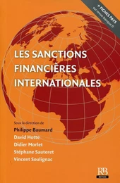 Les sanctions financières et internationales