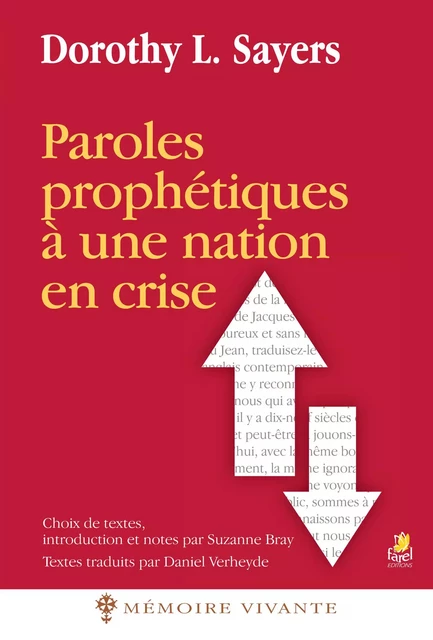 Paroles prophétiques à une nation en crise - Dorothy Sayers - FAREL