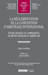 La réglementation de la convention d'arbitrage international