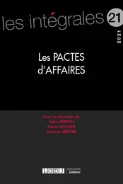 Les pactes d'affaires