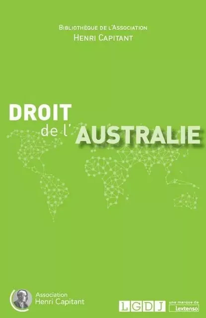 DROIT DE L'AUSTRALIE -  Collectif - LGDJ