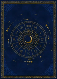 Grimoire Vierge Astrologique - Bleu