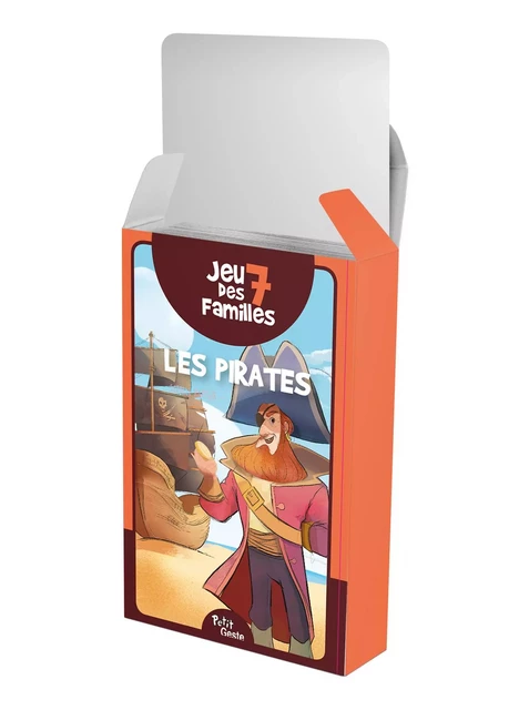 Jeu des 7 familles Les pirates - ESTELLE RATTIER - MARMAILLE CIE