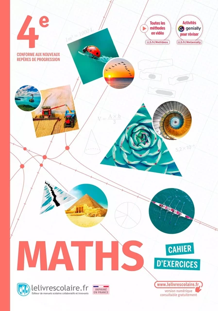 Mathématiques 4e - Cahier, Edition 2022 -  Lelivrescolaire.fr - LELIVRESCOLAIRE