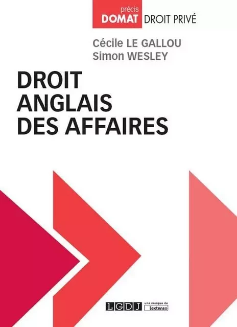 DROIT ANGLAIS DES AFFAIRES - Cécile Le Gallou - LGDJ