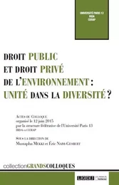 droit public et droit privé de l'environnement