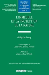 L IMMEUBLE ET LA PROTECTION DE LA NATURE