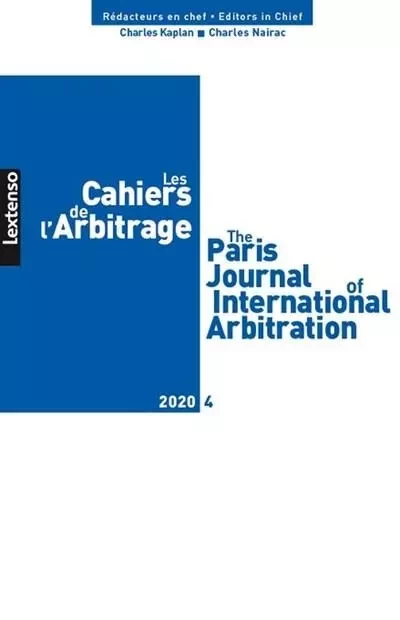 Les Cahiers de l'Arbitrage N°4-2020 -  Collectif - LGDJ