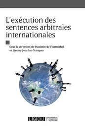 l execution des sentences arbitrales internationales