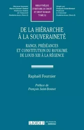 de la hiérarchie à la souveraineté