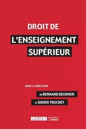 DROIT DE L ENSEIGNEMENT SUPERIEUR