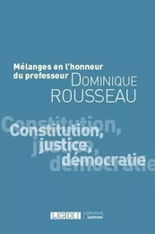 Mélanges en l'honneur du Professeur Dominique Rousseau