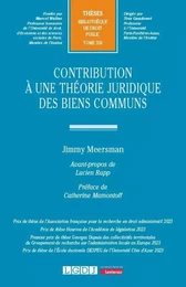 Contribution à une théorie juridique des biens communs