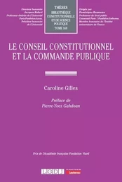 Le Conseil constitutionnel et la commande publique