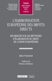 L'harmonisation européenne des impôts directs