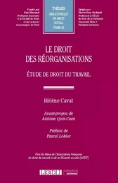 Le droit des réorganisations