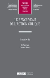 Le renouveau de l'action oblique