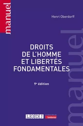 Droits de l'homme et libertés fondamentales