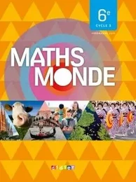 Maths Monde 6e - Livre