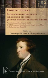 Recherches philosophiques sur l'origine des idées que nous avons du Beau et du Sublime