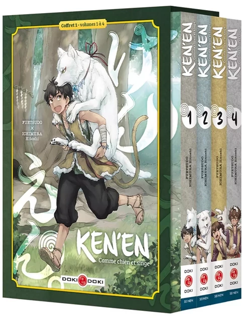 Ken'en - Comme chien et singe - Coffret - vol. 01 à 04 -  - BAMBOO