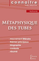 Fiche de lecture Métaphysique des tubes de Amélie Nothomb (Analyse littéraire de référence et résumé complet)