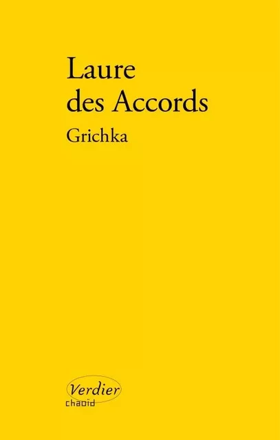 Grichka - Laure Des Accords - VERDIER