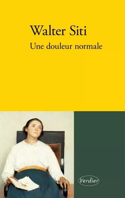 Une douleur normale - Walter Siti - VERDIER