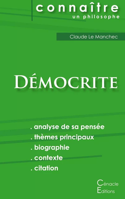 Comprendre Démocrite (analyse complète de sa pensée) -  DEMOCRITE - CENACLE