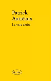 La voix écrite