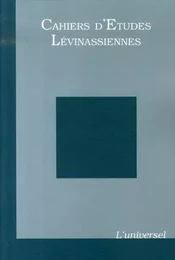 Cahiers d'études lévinassiennes n°6