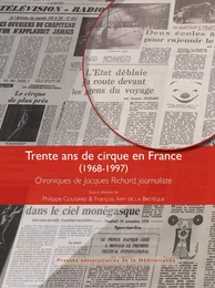 Trente ans de cirque en France (1968-1997)