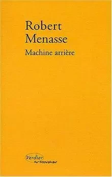 Machine arrière - Robert Menasse - VERDIER