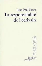 La responsabilité de l'écrivain