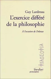 L'exercice differé de la philosophie