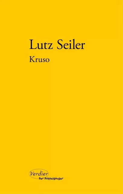 Kruso - Lutz Seiler - VERDIER