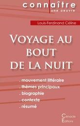 Fiche de lecture Voyage au bout de la nuit de Louis-Ferdinand Céline (Analyse littéraire de référence et résumé complet)