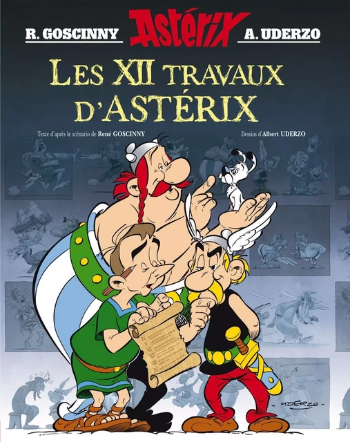 Astérix - Album illustré - Les 12 travaux d'Astérix (Hors collection) - René GOSCINNY, Albert Uderzo - HACHETTE