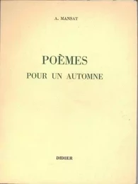 Poèmes pour un automne (recueil)