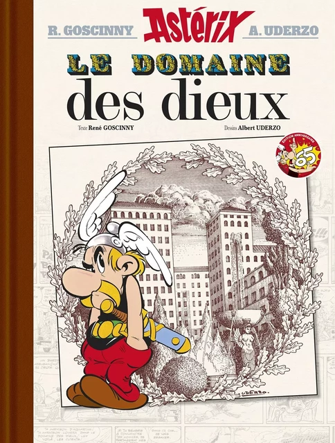 Astérix - Le Domaine des dieux n°17 - édition luxe - 65 ans Astérix - René GOSCINNY, Albert Uderzo - HACHETTE