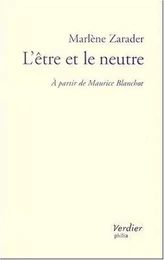 L'être et le neutre